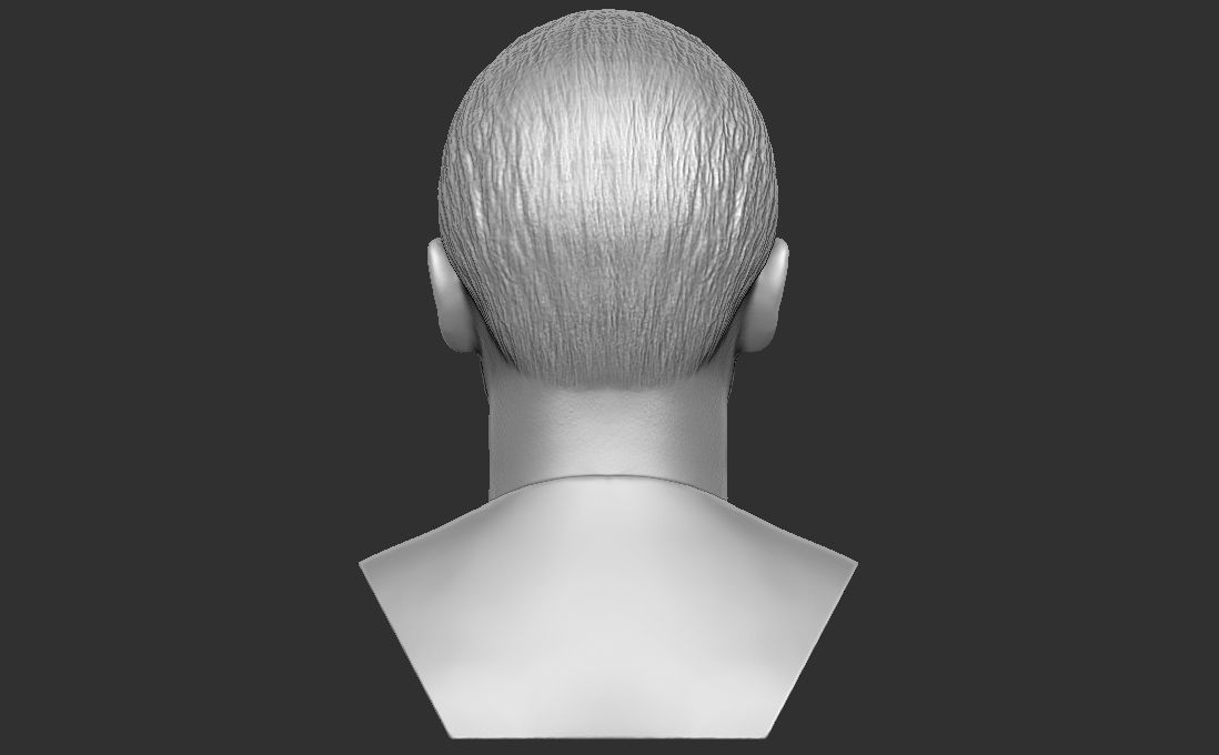 Harry Kane bust for 3D printing 3D print model_11