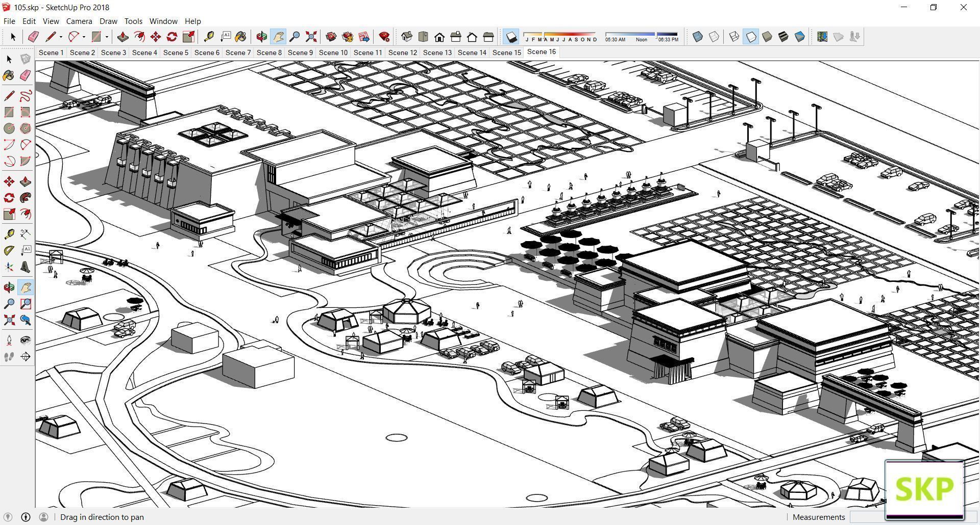 Sketchup Museum 105 3D model_1