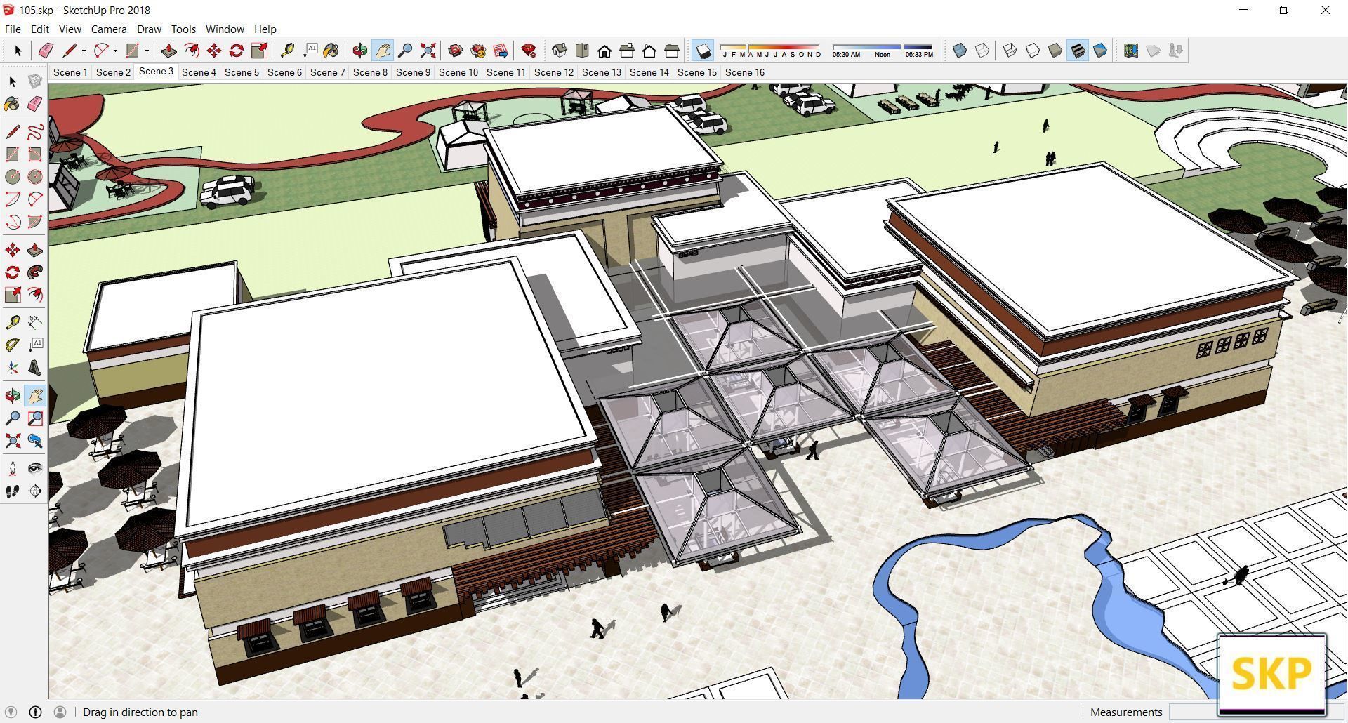Sketchup Museum 105 3D model_13