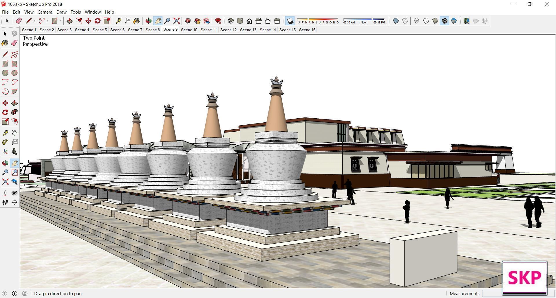 Sketchup Museum 105 3D model_5