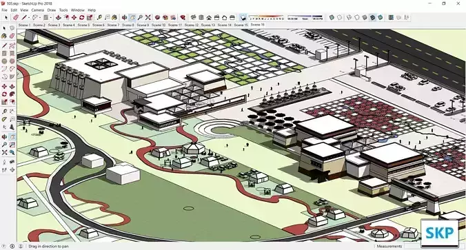 Sketchup Museum 105 3D model