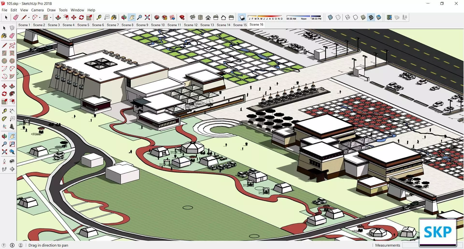 Sketchup Museum 105 3D model_0