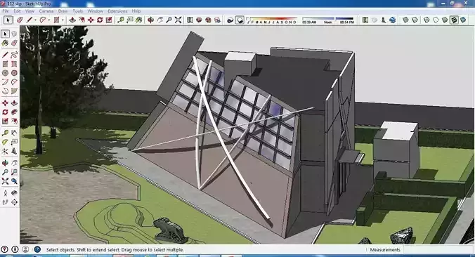 Sketchup Museum 112 Free 3D model