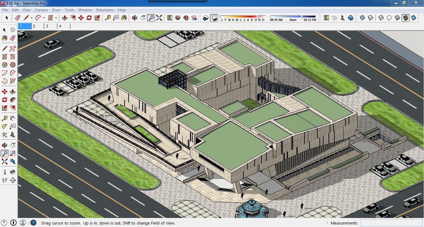 Sketchup Museum 116 3D model_1