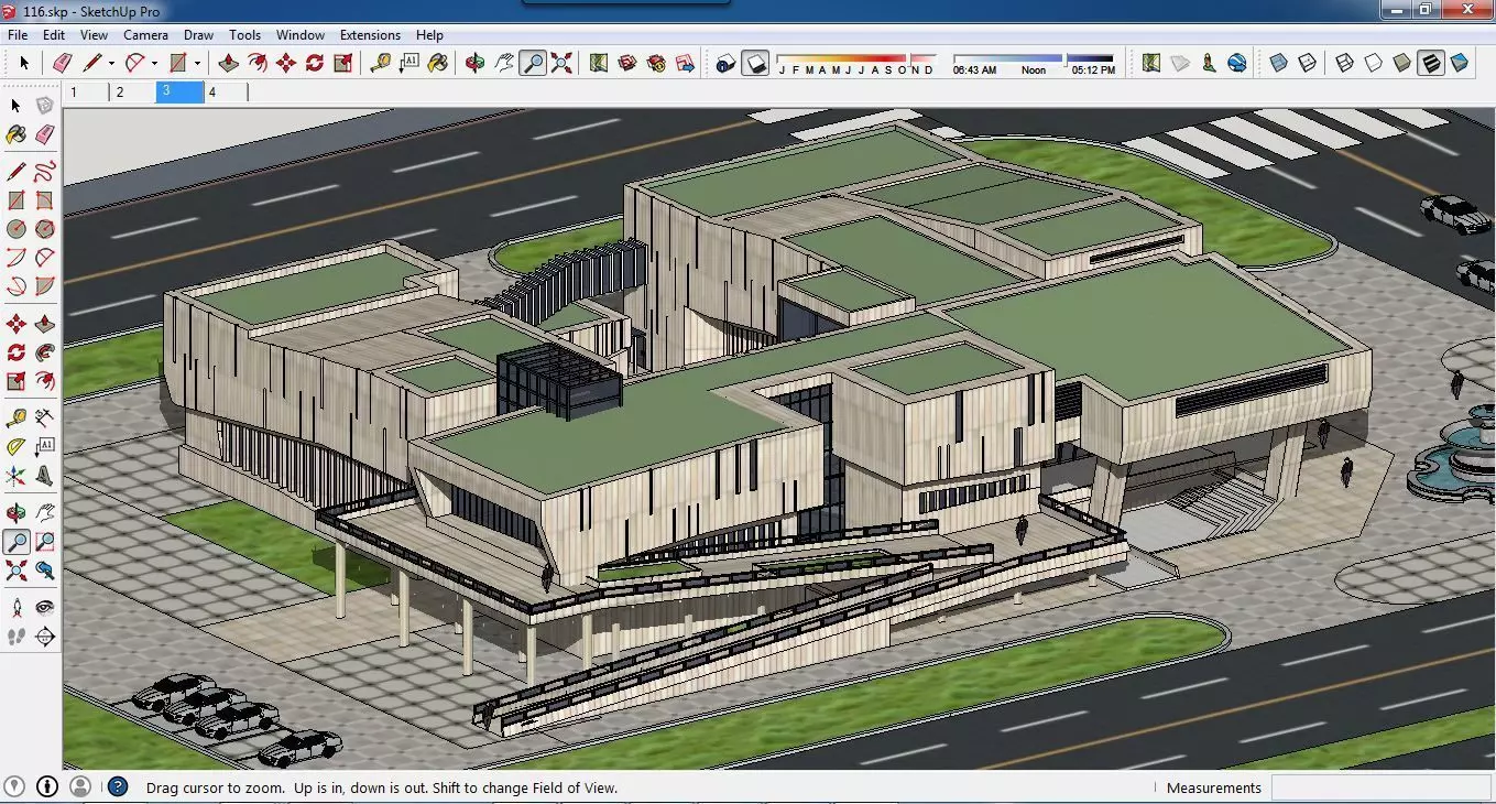Sketchup Museum 116 3D model_0
