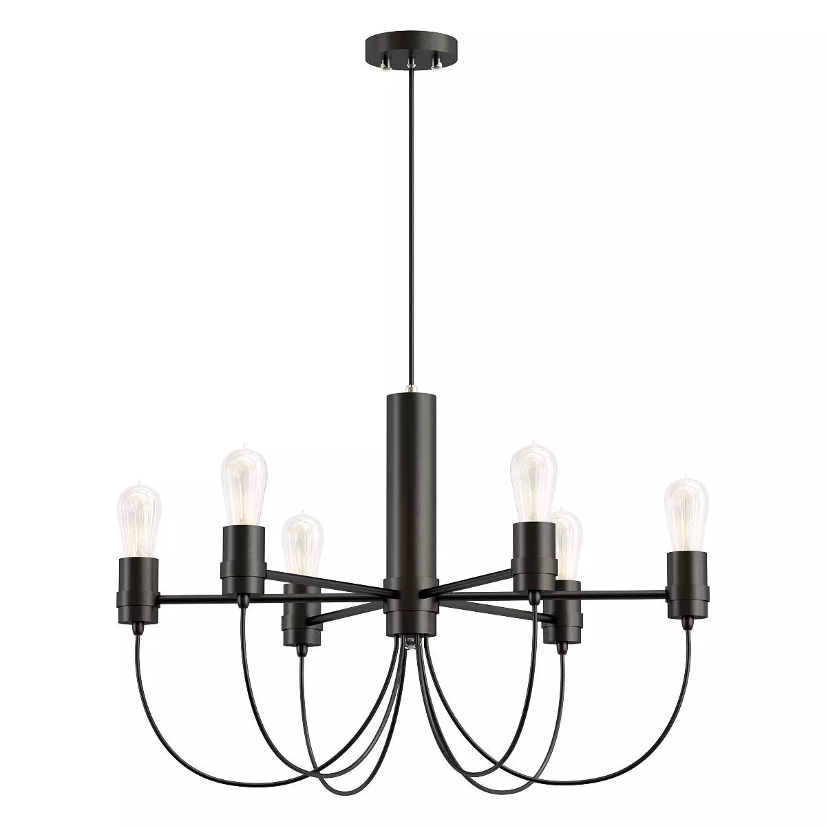 Favourite-Nano-1522-6P chandelier with six lights 3D model_0