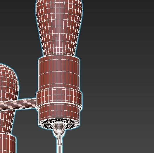 Favourite-Nano-1522-6P chandelier with six lights 3D model_4