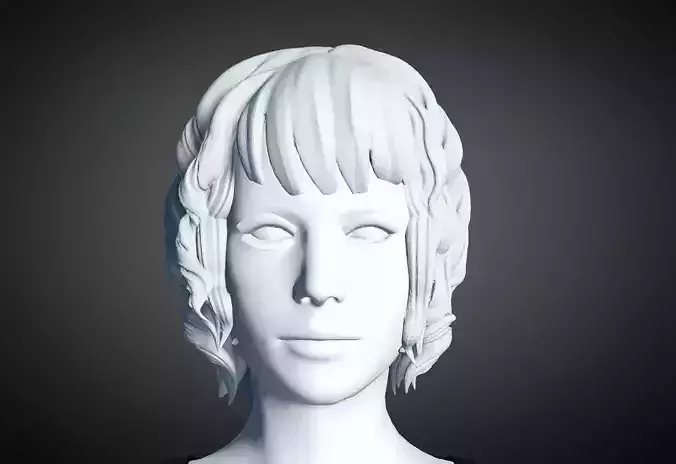 3D Hair style for Female 20 3D model