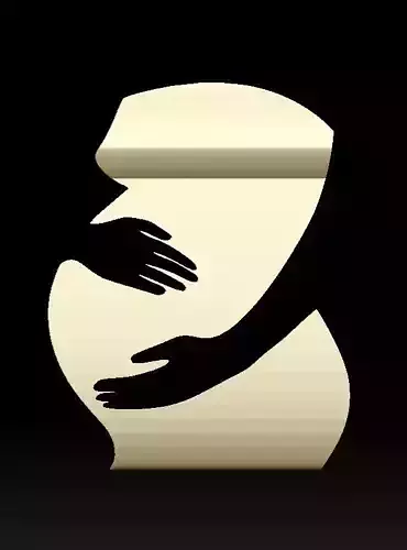 PREGNANT VS MOTHER AND BABY STATUE 2