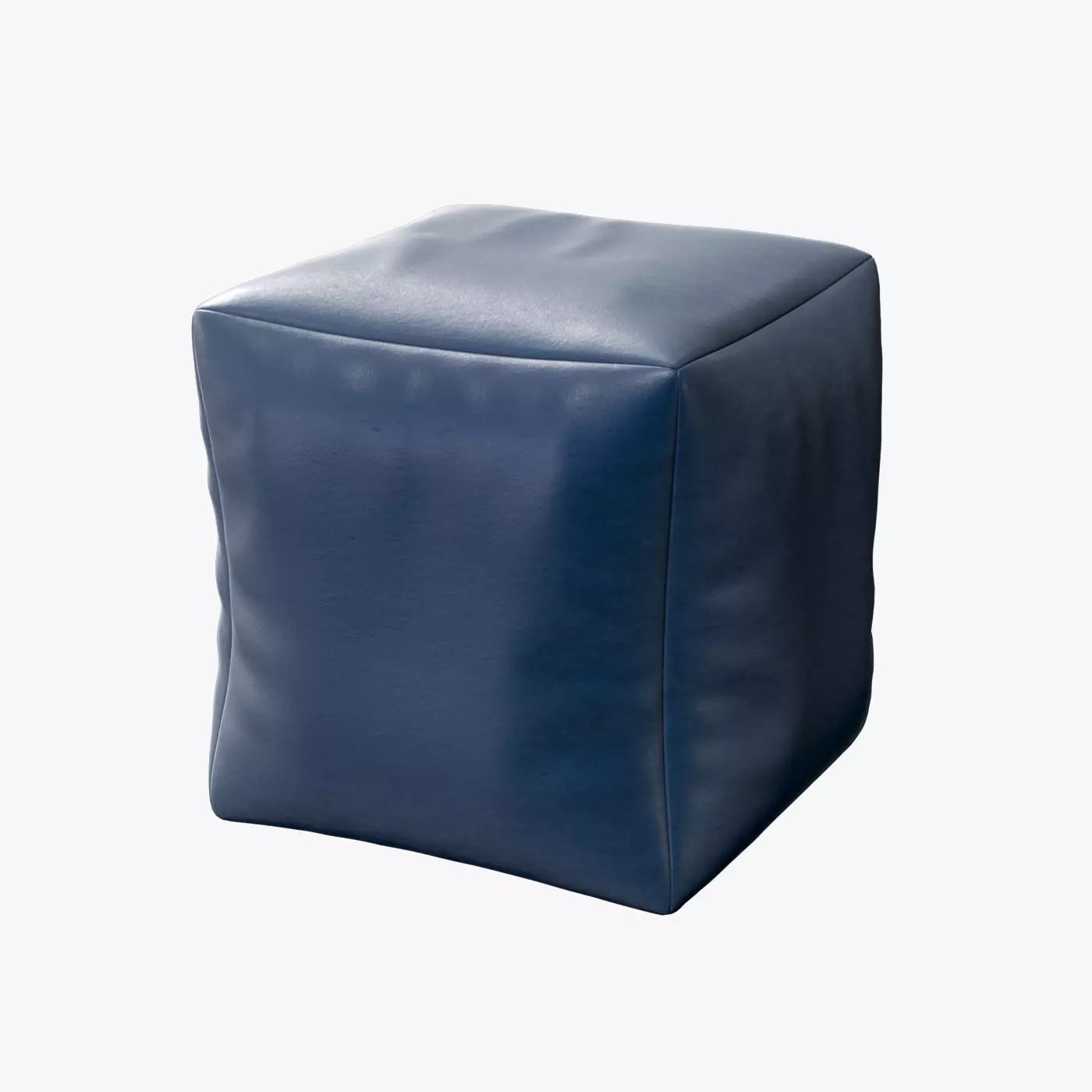 pouf leather 3D model