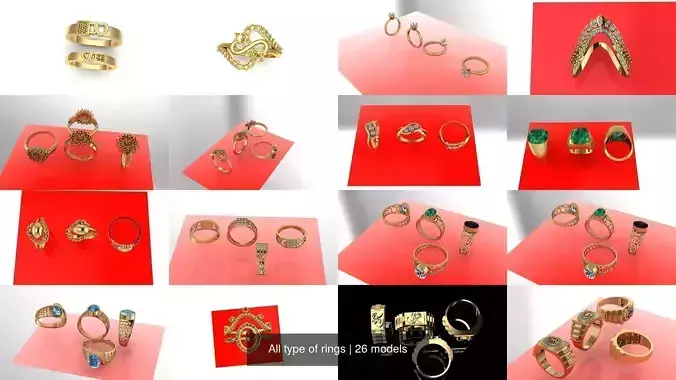 All type of rings