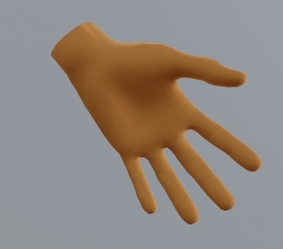 MAIN HUMAIN 3D model_2