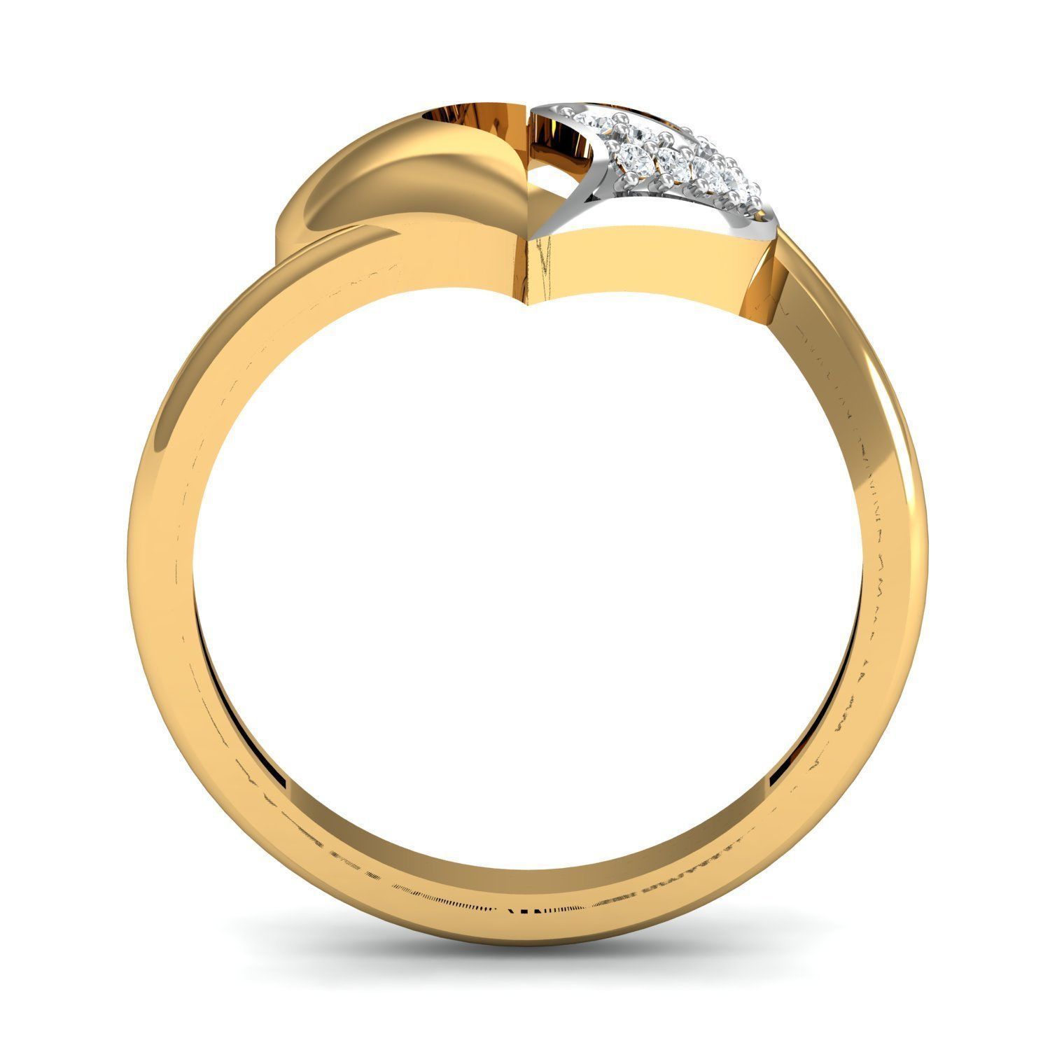 Heart Ring 3dm STL FBX OBJ Render Details 3D print model_2