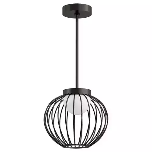 novotech-carrello-358288 caged pendant light with glass ball