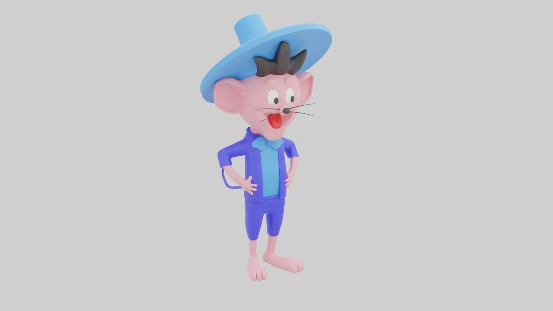 Rat Boy Cartoon 3D print model