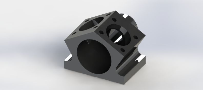 Mini Crank Case 3D model_4