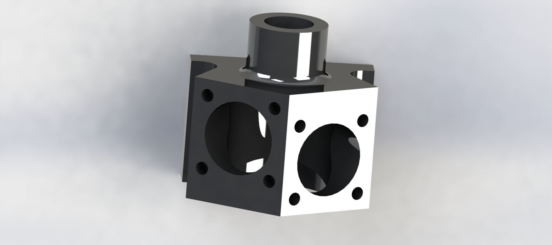 Mini Crank Case 3D model_2