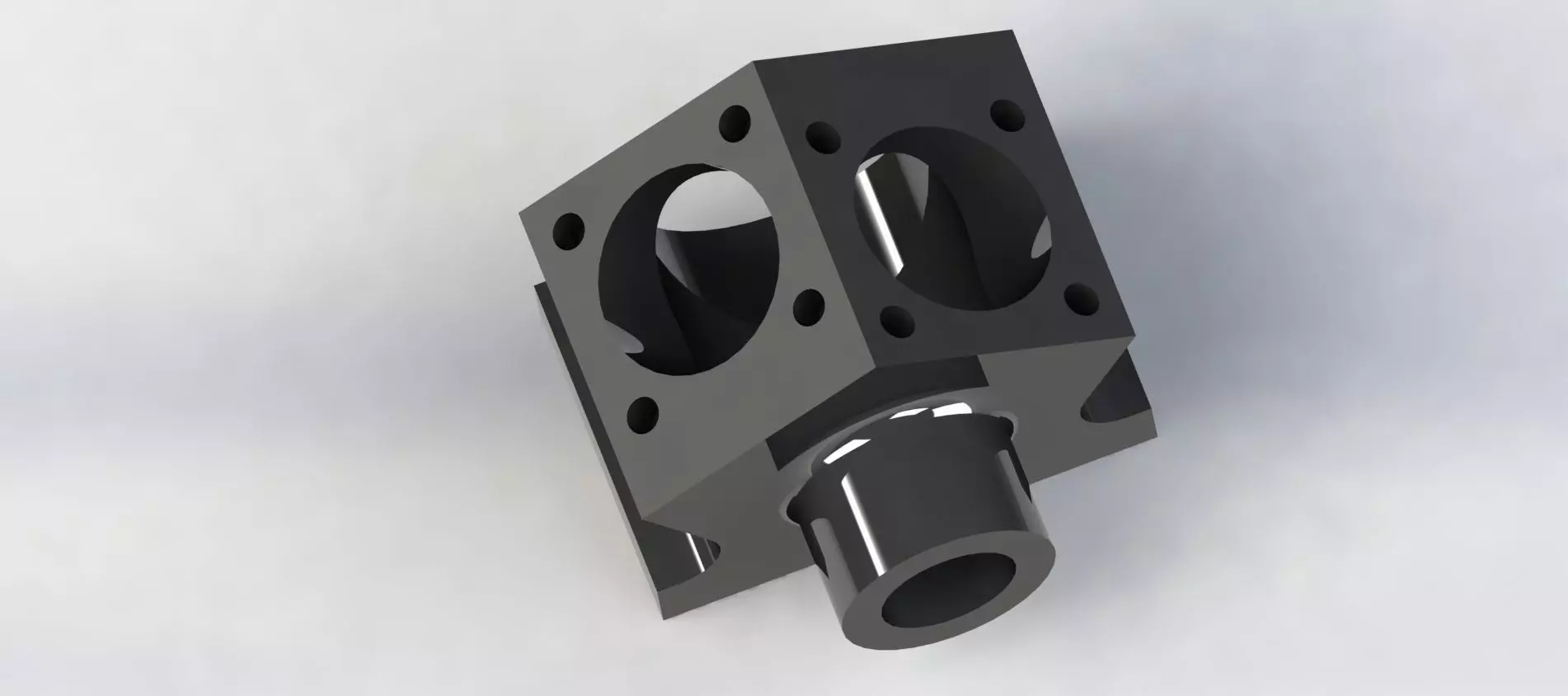 Mini Crank Case 3D model_0