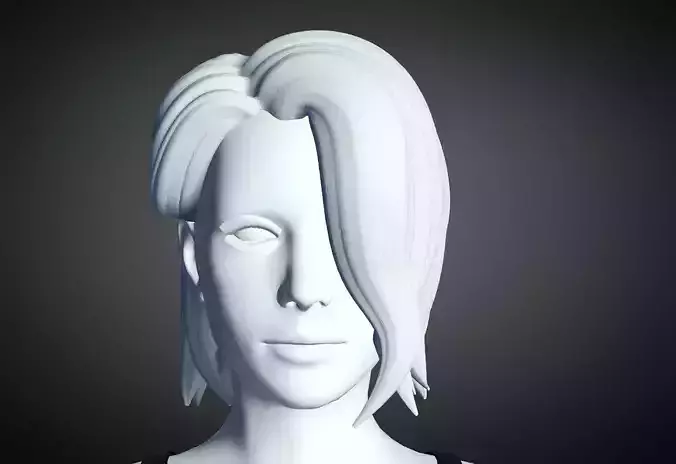 3D Hair style for Female 26 3D model