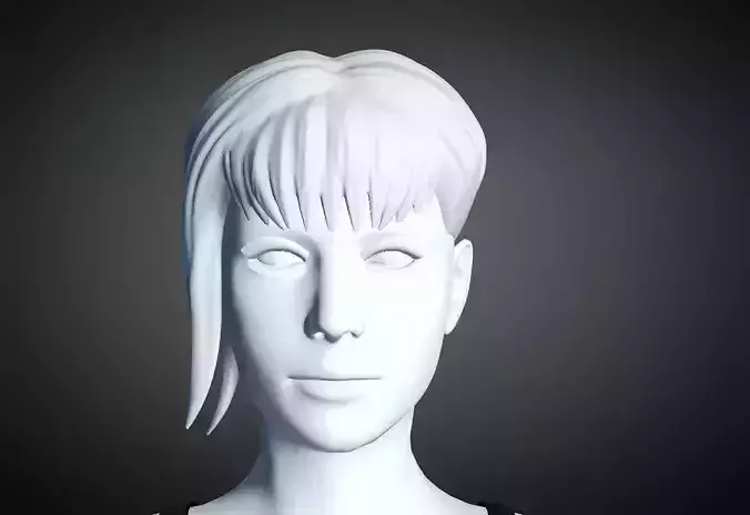 3D Hair style for Female 27 3D model