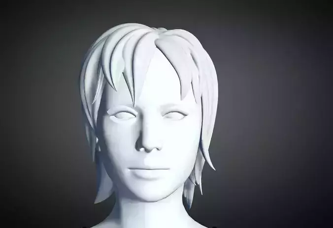 3D Hair style for Female 31 3D model