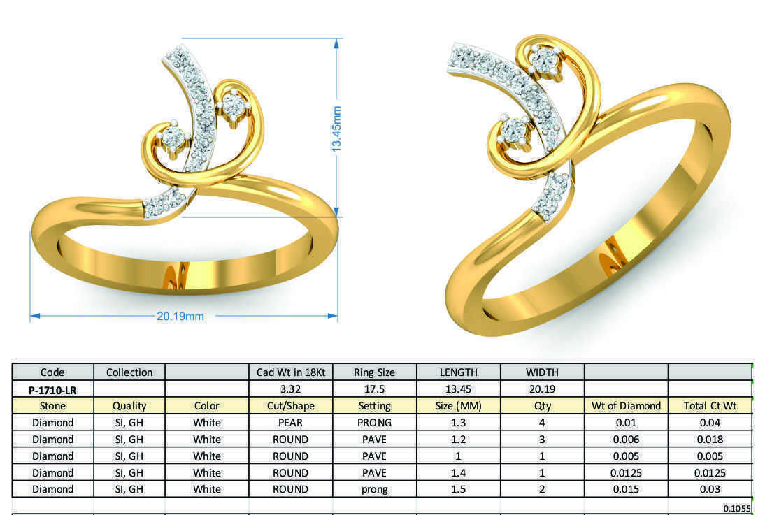 Wedding Ring 3dm STL FBX OBJ Render Details 3D print model_3