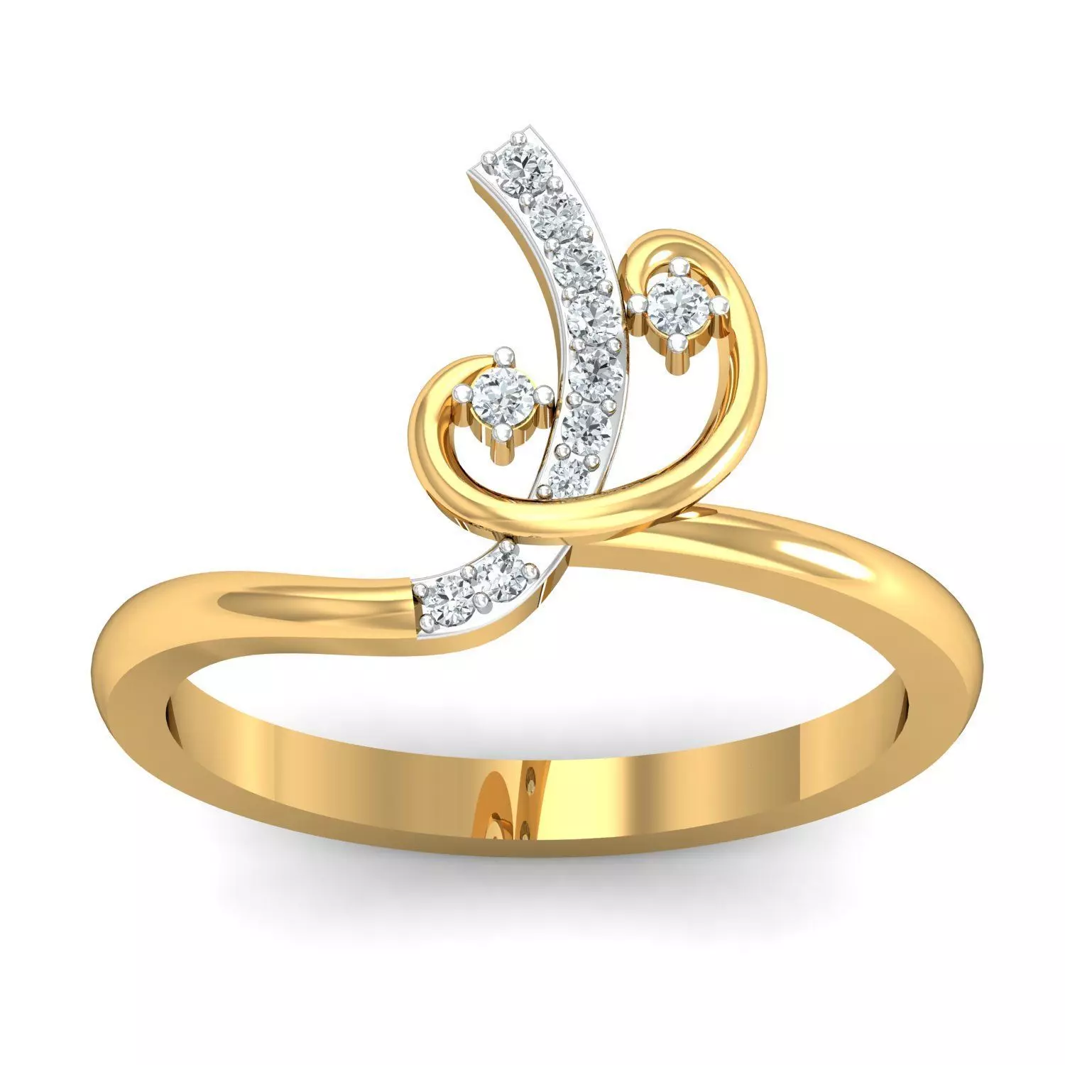 Wedding Ring 3dm STL FBX OBJ Render Details 3D print model_0