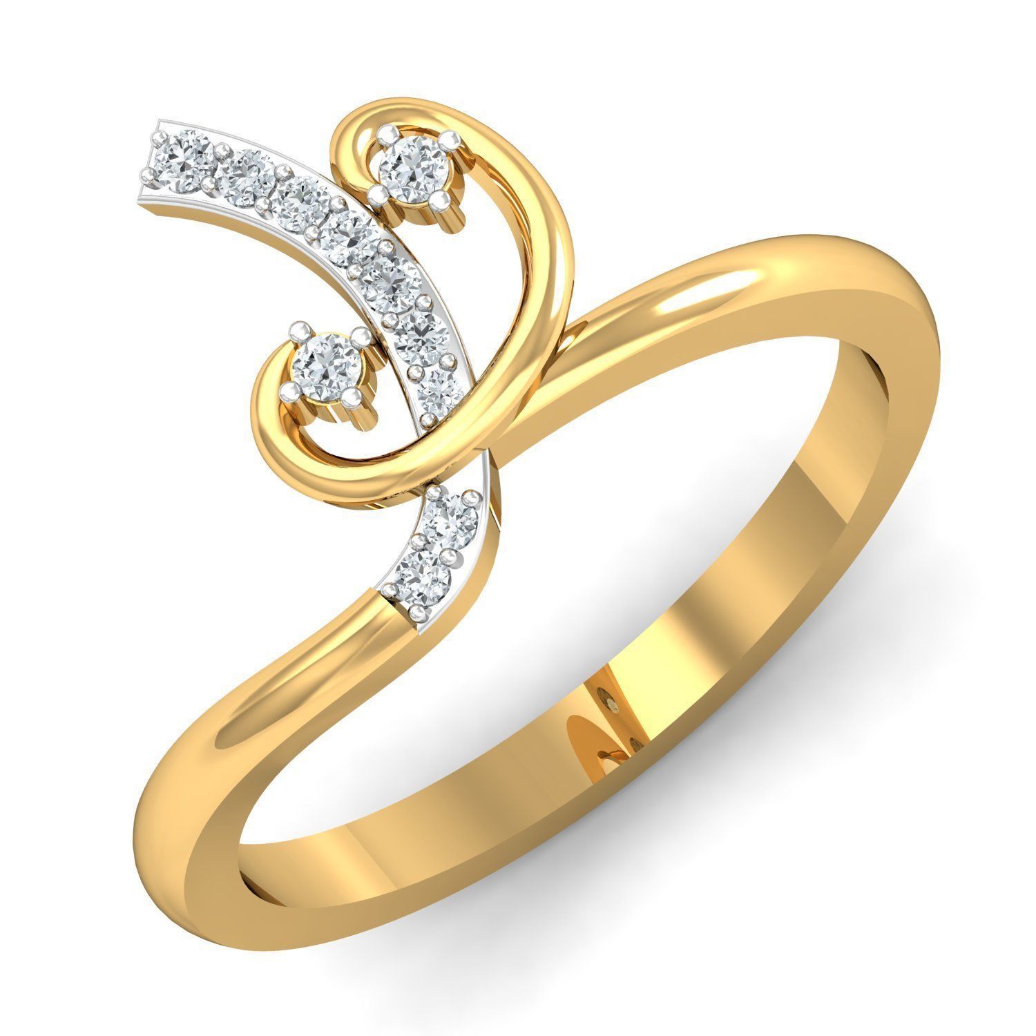 Wedding Ring 3dm STL FBX OBJ Render Details 3D print model_1