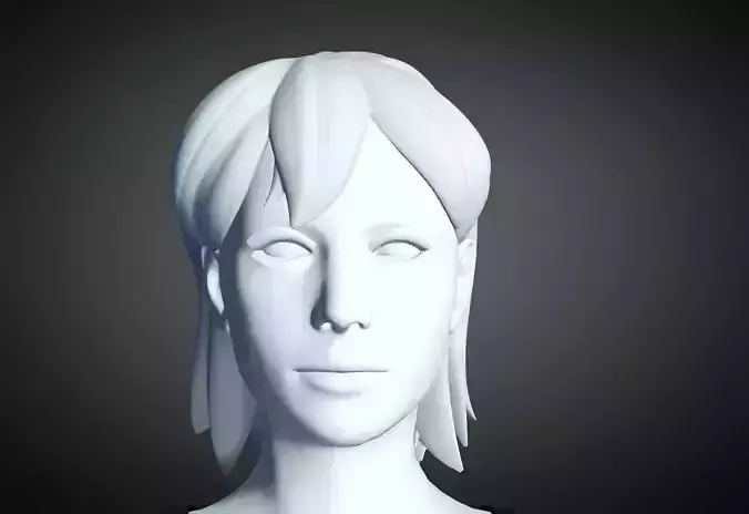 3D Hair style for Female 33 3D model