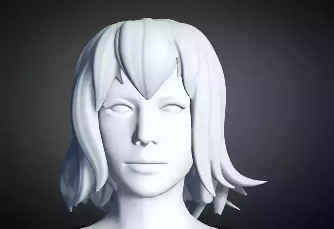 3D Hair style for Female 35 3D model