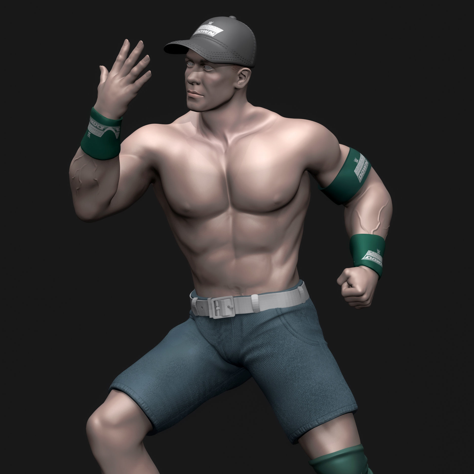 John Cena You Cant See Me  3D print model_15