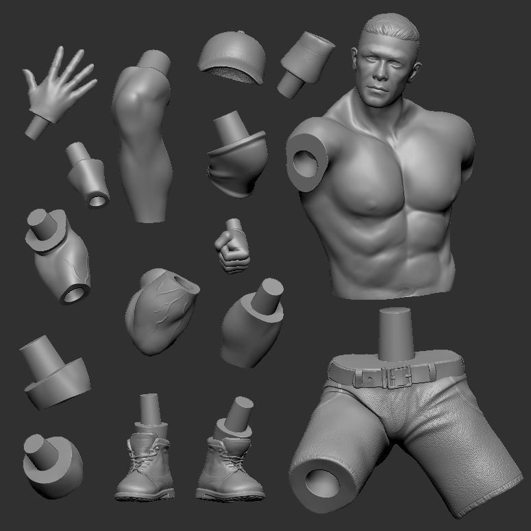 John Cena You Cant See Me  3D print model_2