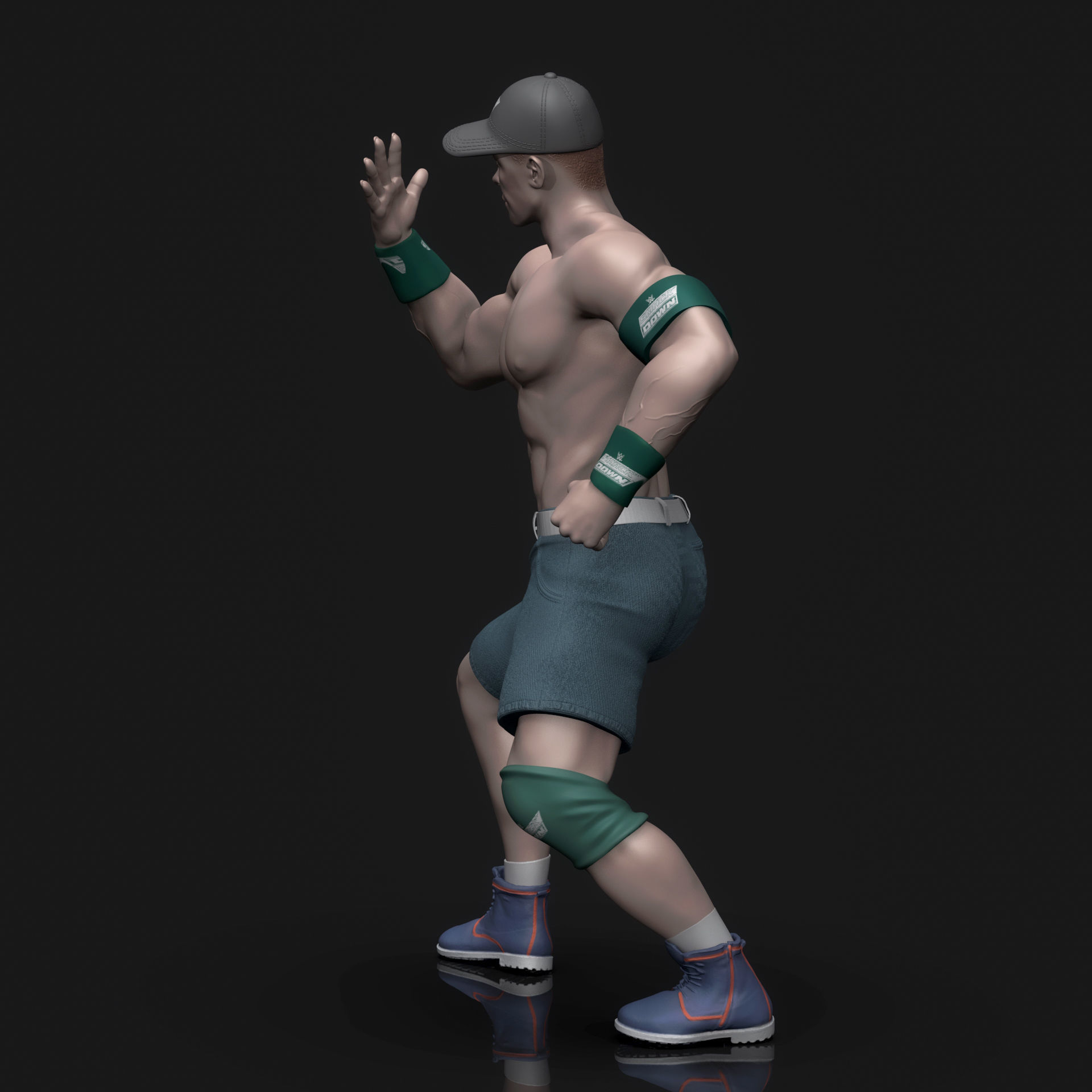 John Cena You Cant See Me  3D print model_6
