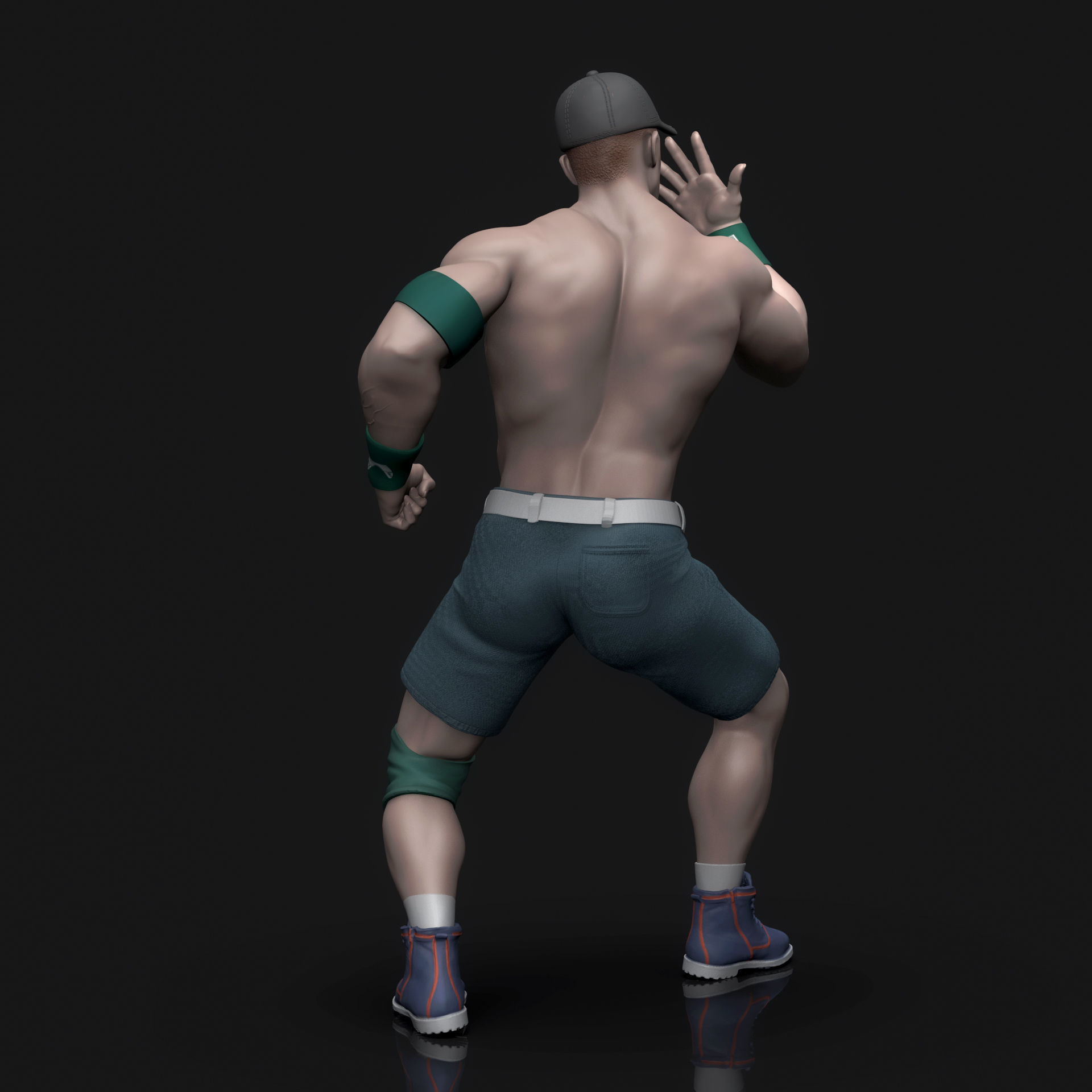 John Cena You Cant See Me  3D print model_7
