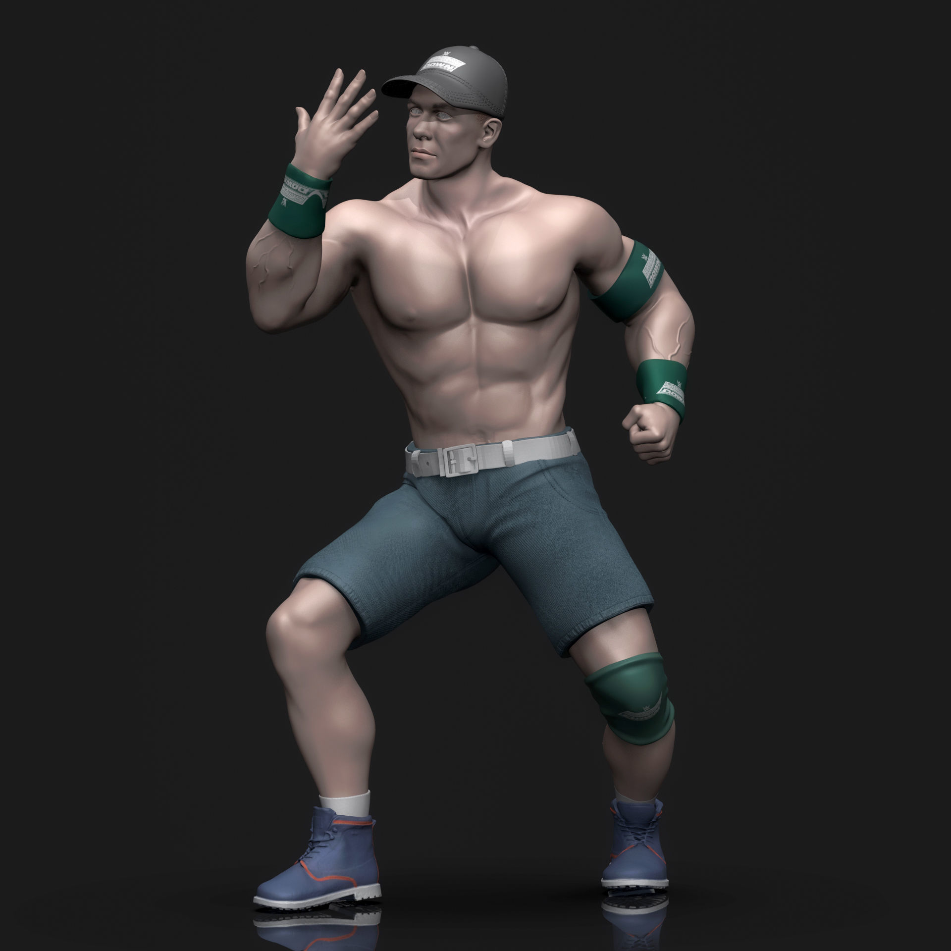 John Cena You Cant See Me  3D print model_10