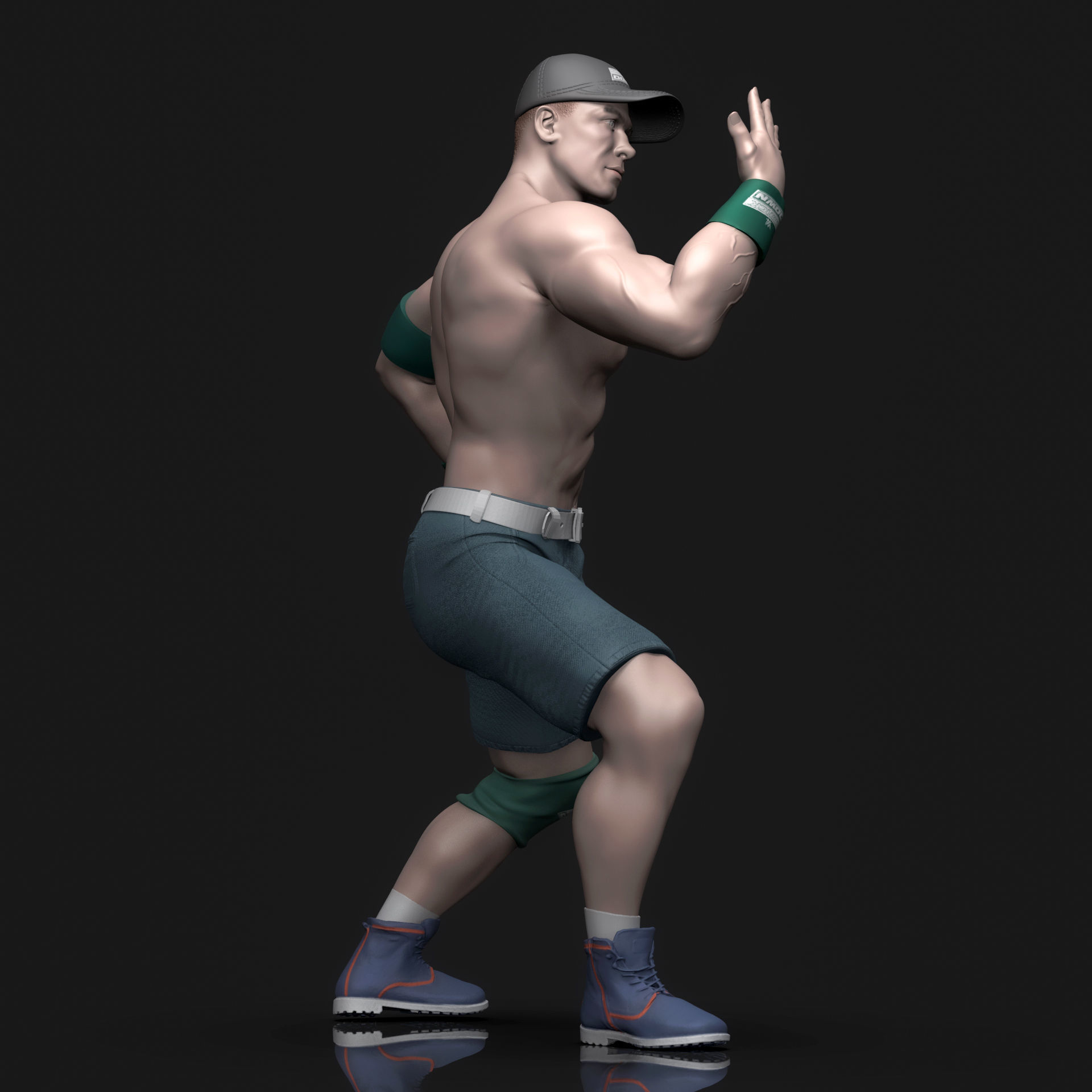 John Cena You Cant See Me  3D print model_13