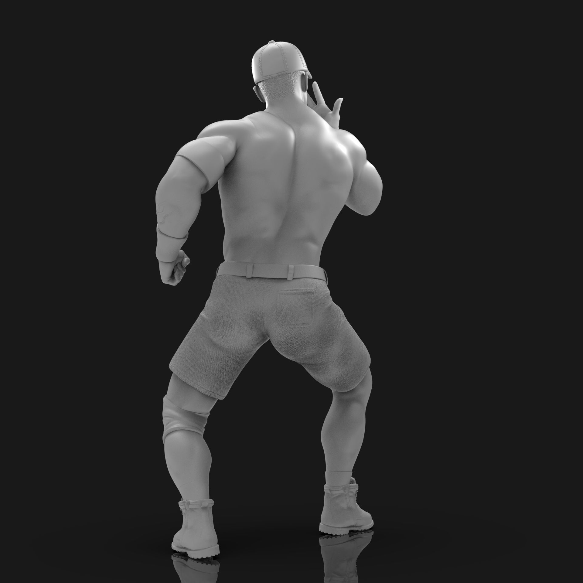 John Cena You Cant See Me  3D print model_28