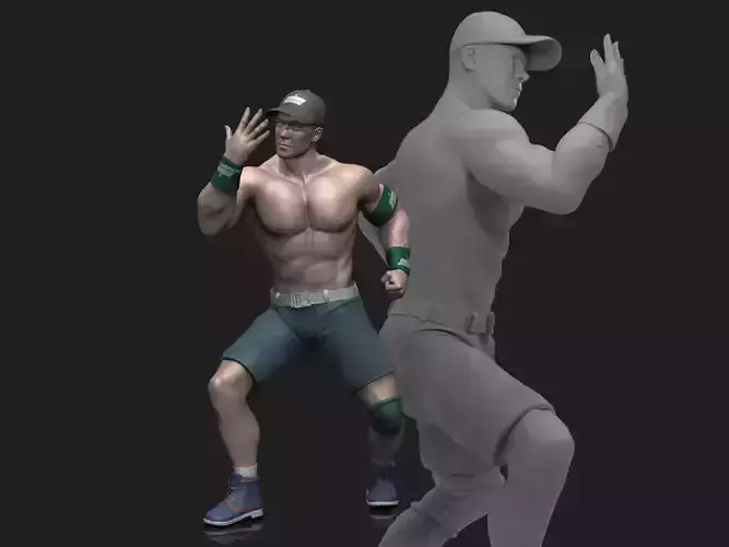 John Cena You Cant See Me  3D print model