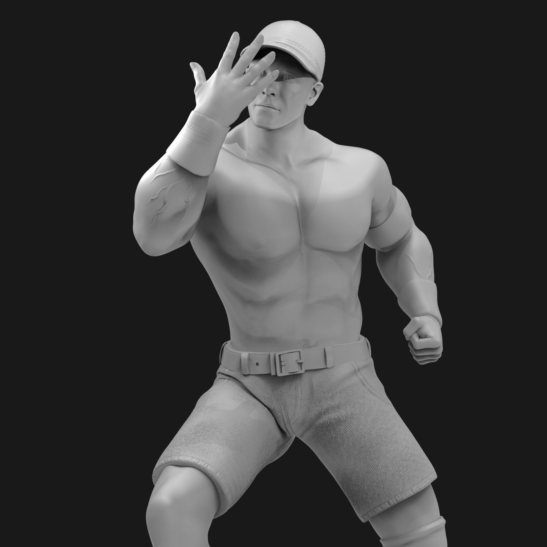 John Cena You Cant See Me  3D print model_30