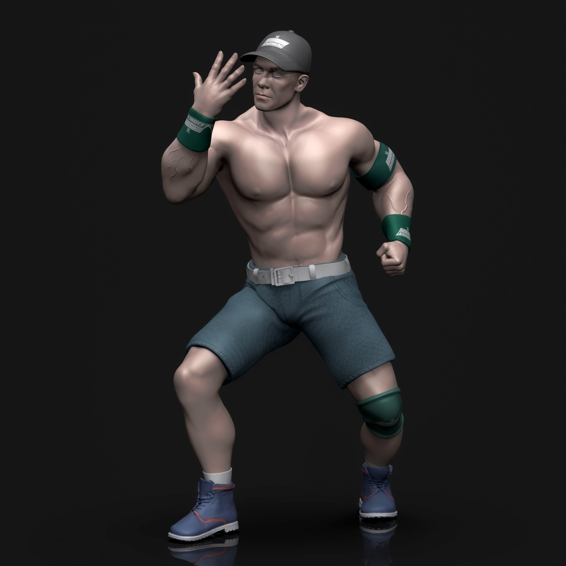 John Cena You Cant See Me  3D print model_4