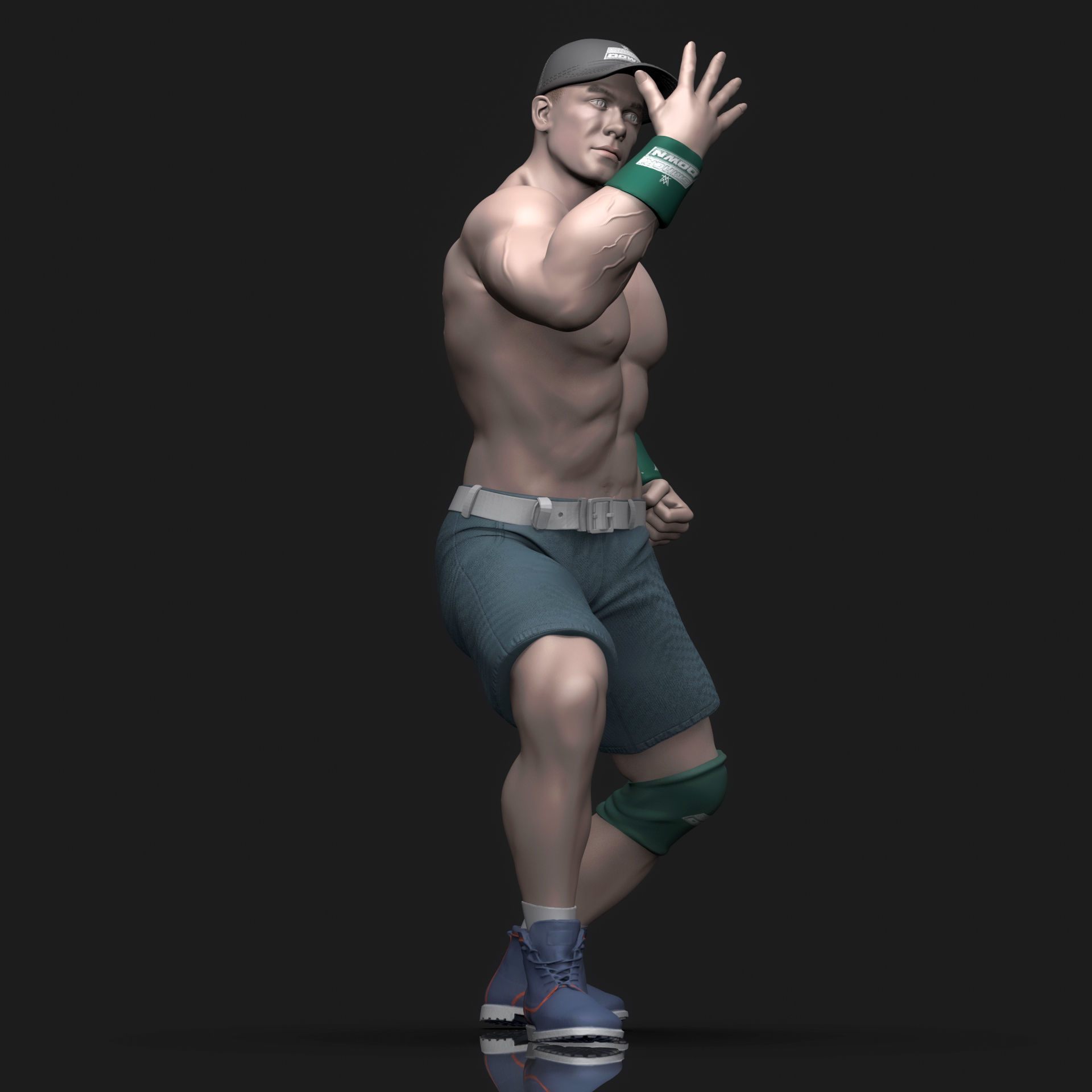 John Cena You Cant See Me  3D print model_12
