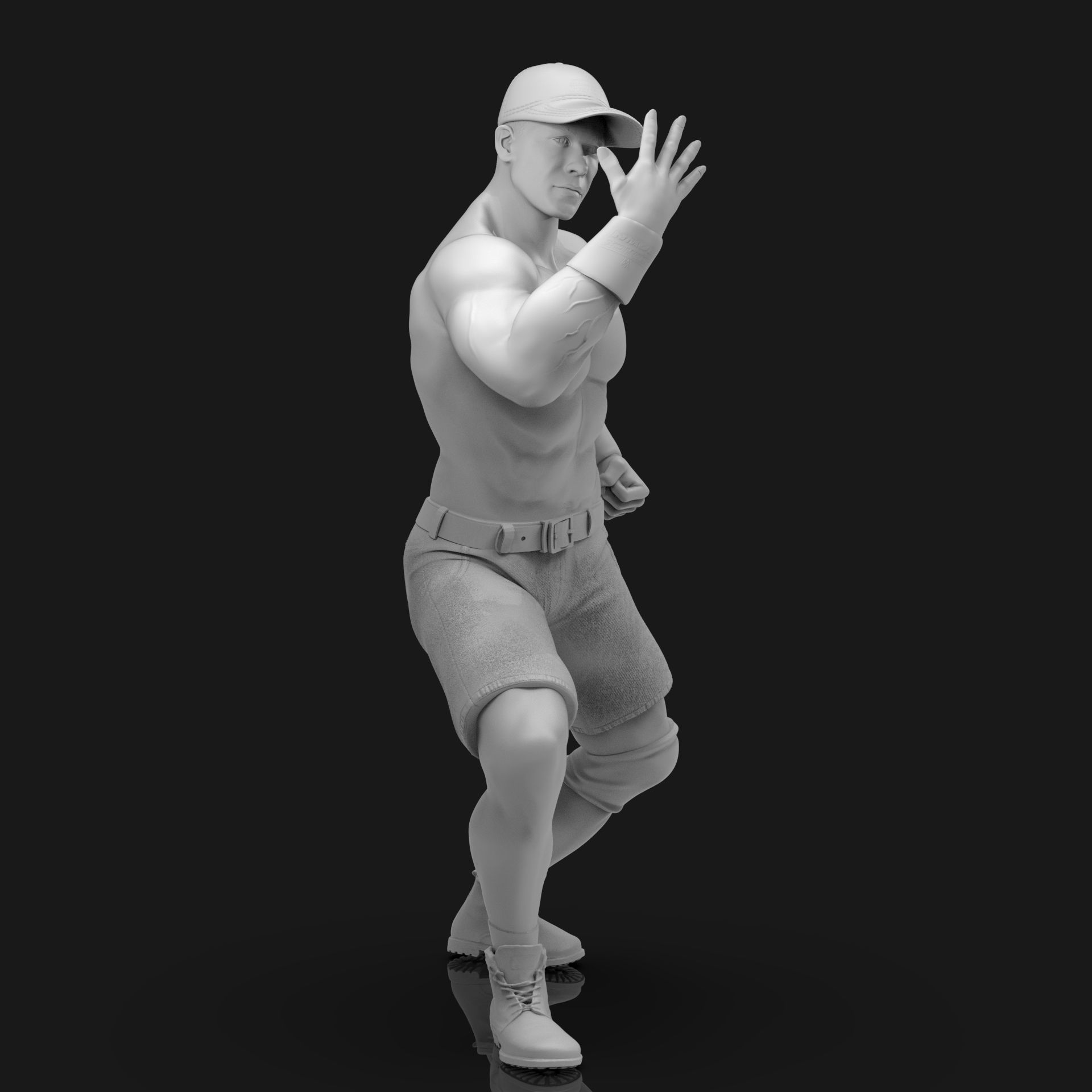 John Cena You Cant See Me  3D print model_23