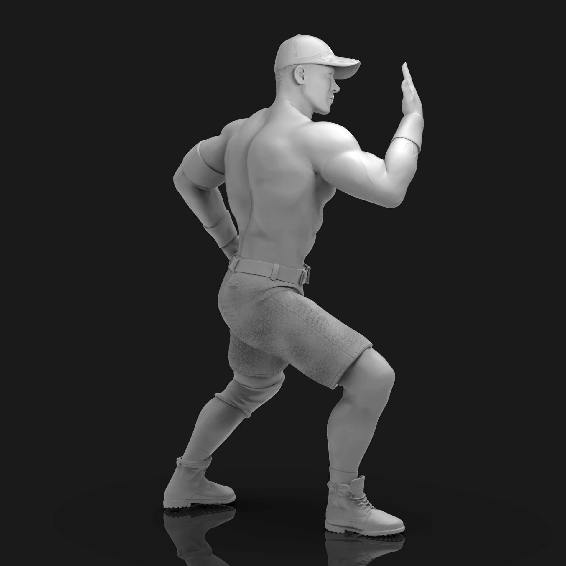 John Cena You Cant See Me  3D print model_22