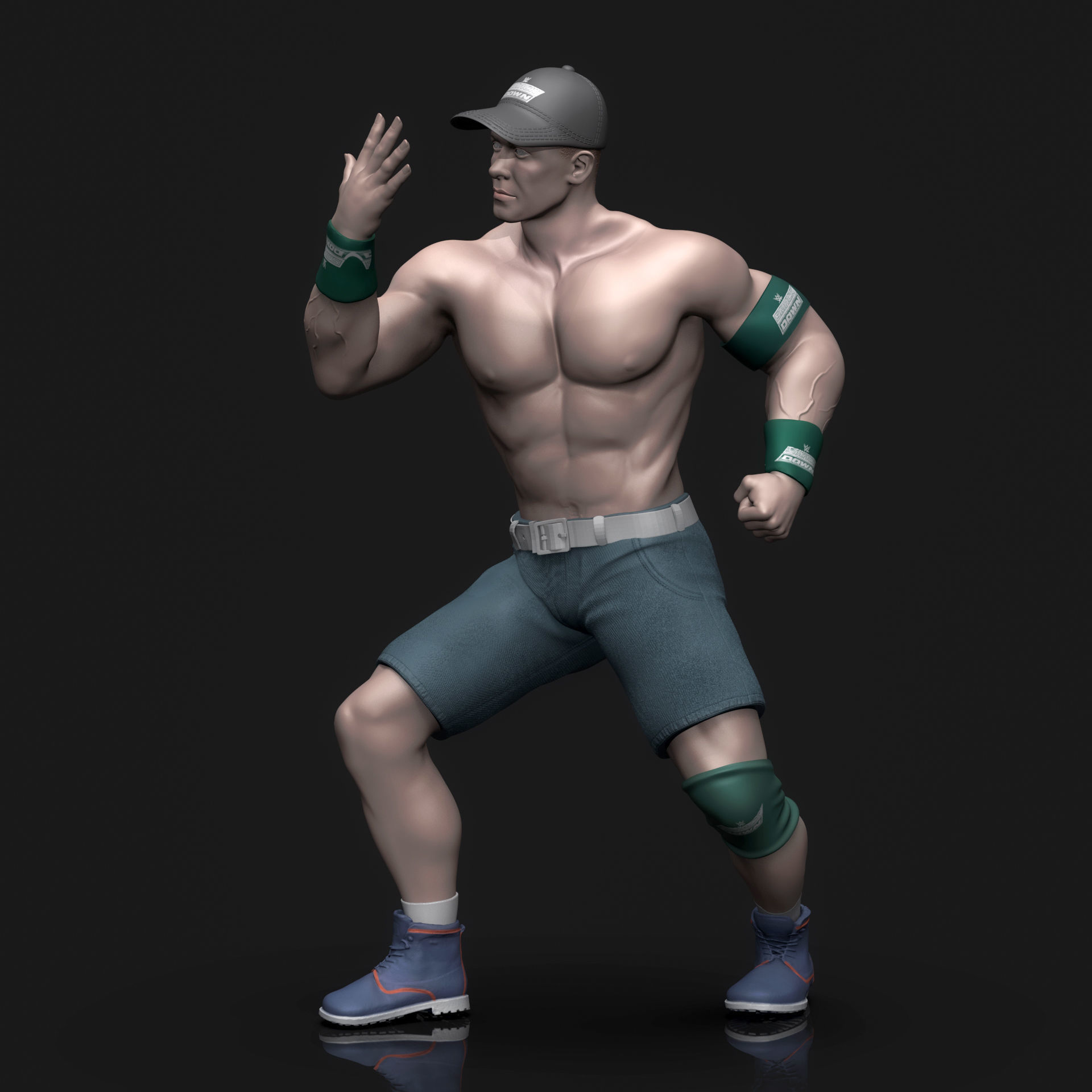 John Cena You Cant See Me  3D print model_5