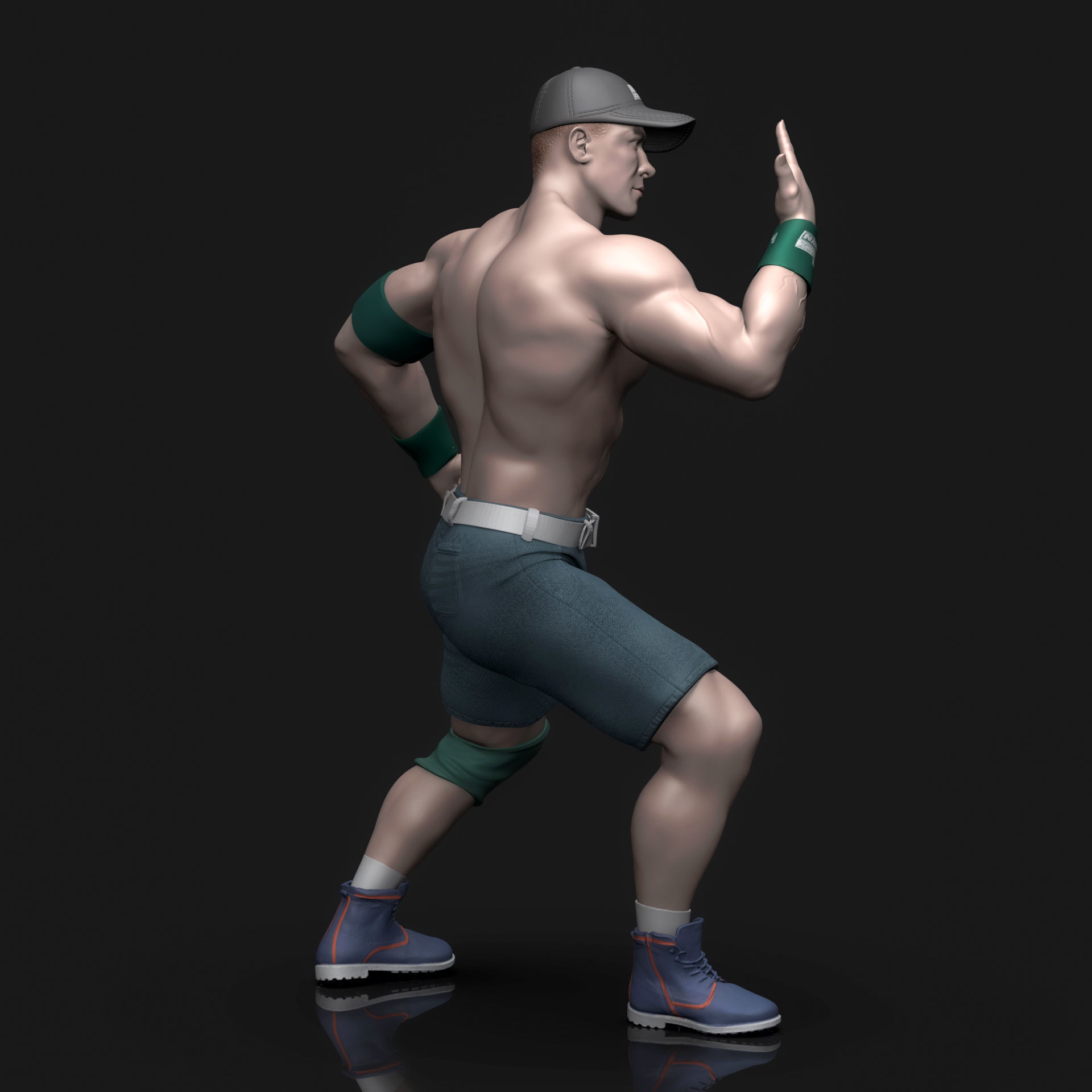 John Cena You Cant See Me  3D print model_8
