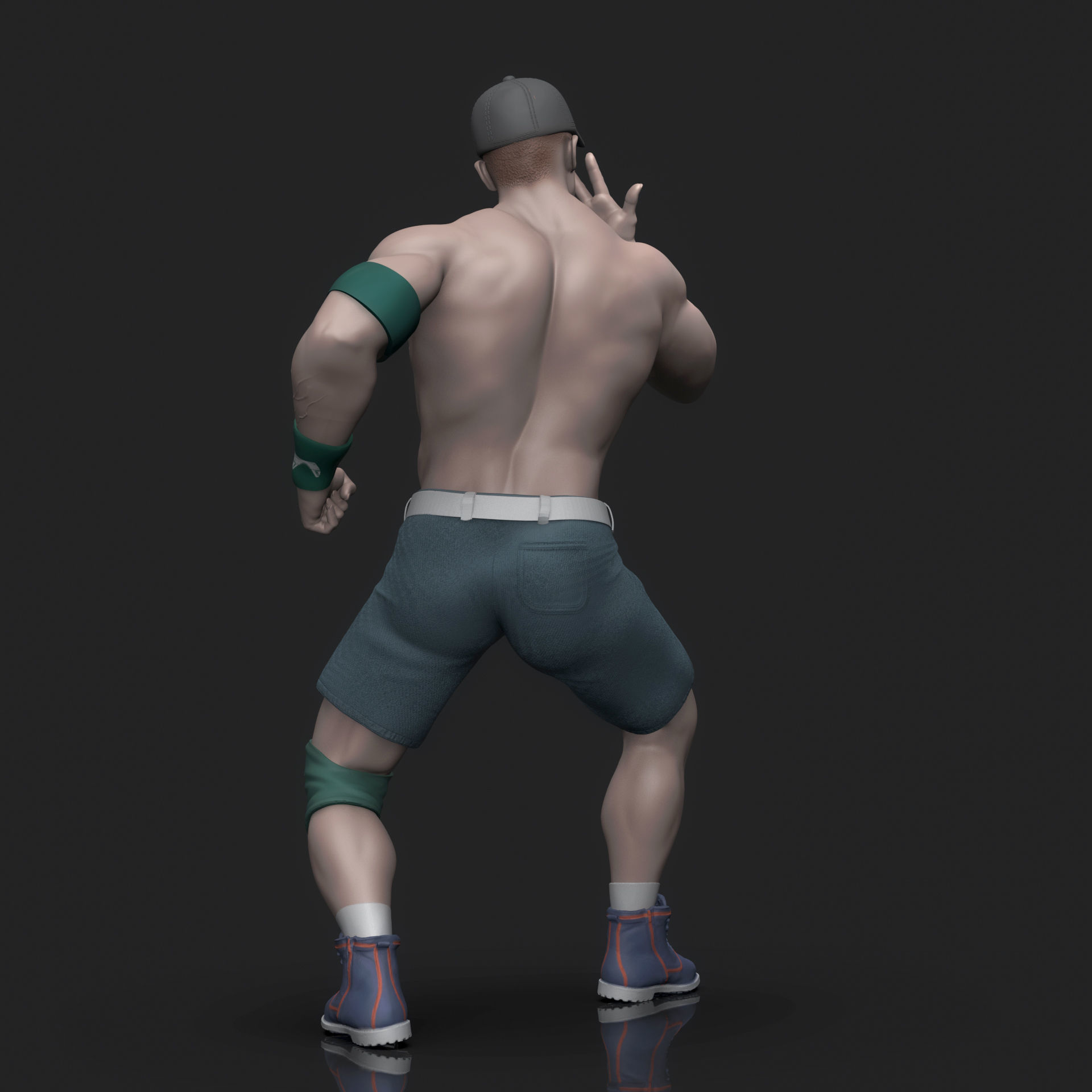 John Cena You Cant See Me  3D print model_14
