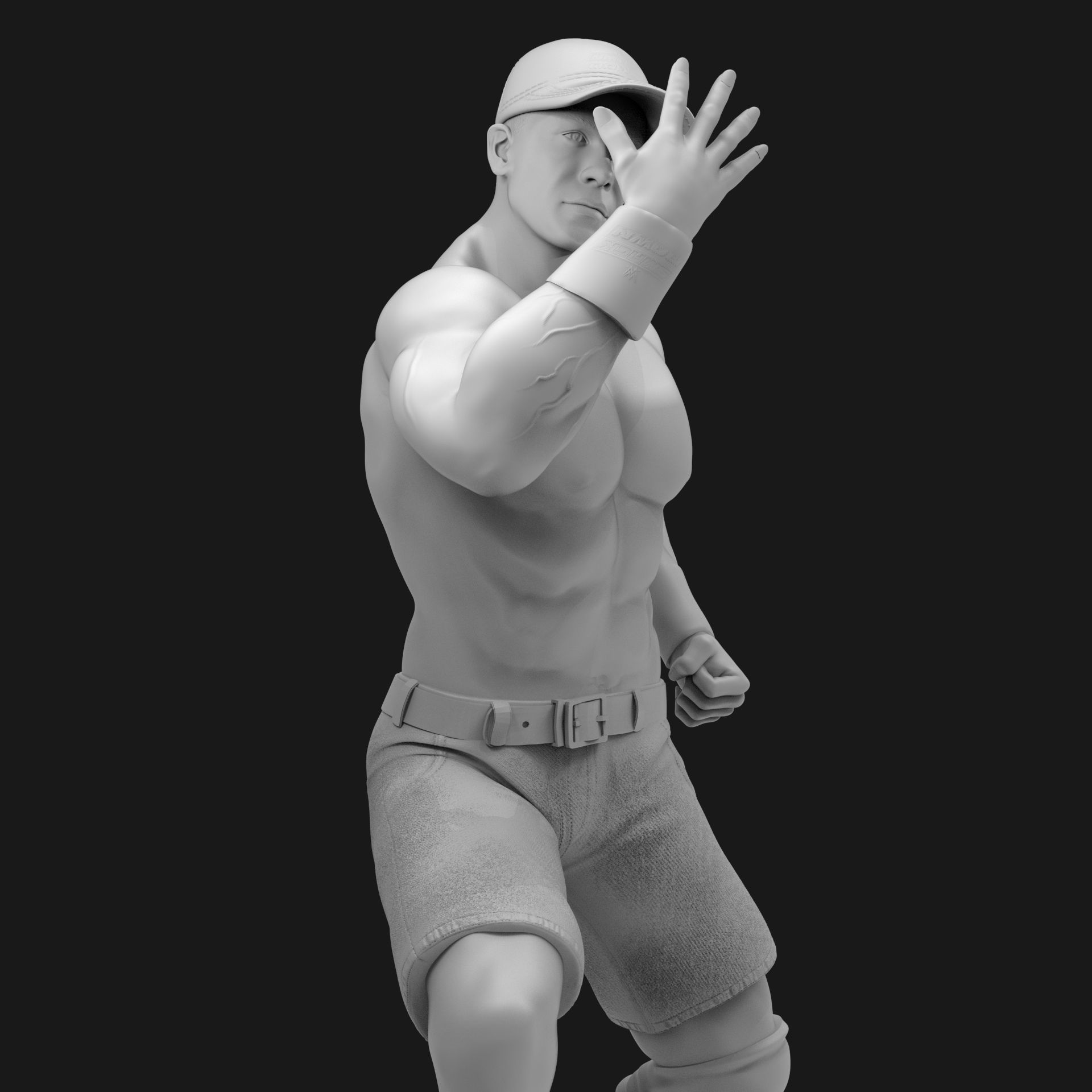 John Cena You Cant See Me  3D print model_31