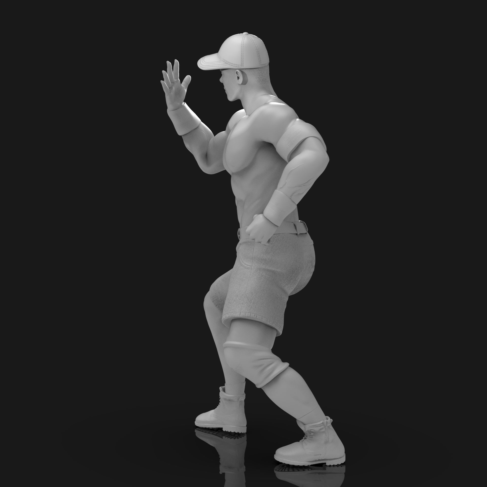 John Cena You Cant See Me  3D print model_20