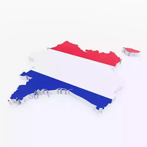France map 3d model 