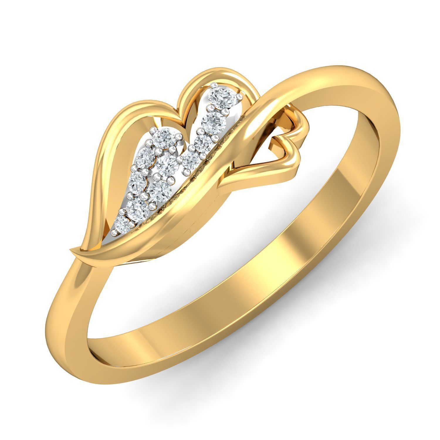 Engagement Ring 3dm STL FBX OBJ Render Details 3D print model_1